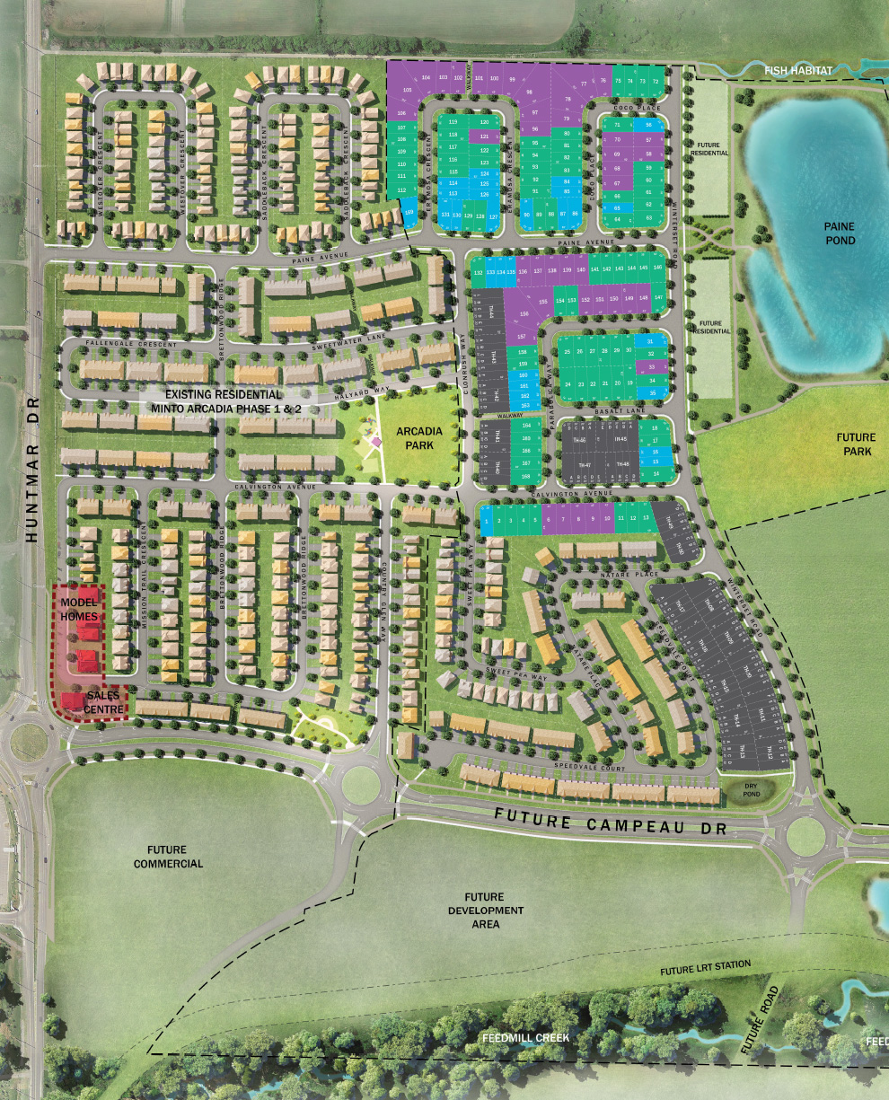 Site Plan Kanata, ON Arcadia Minto Communities